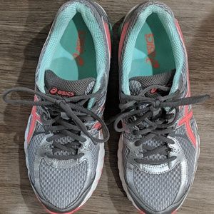 Asics teal and pink 9.5 womens
